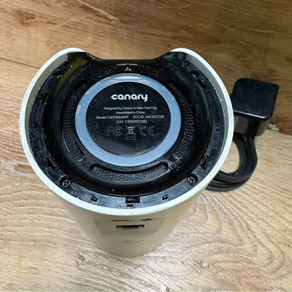 Black and White Security Camera